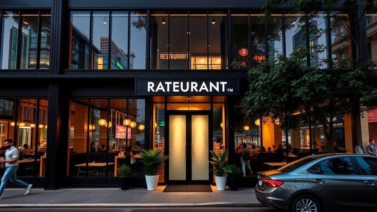 A Importância da Fachada do Restaurante Moderno