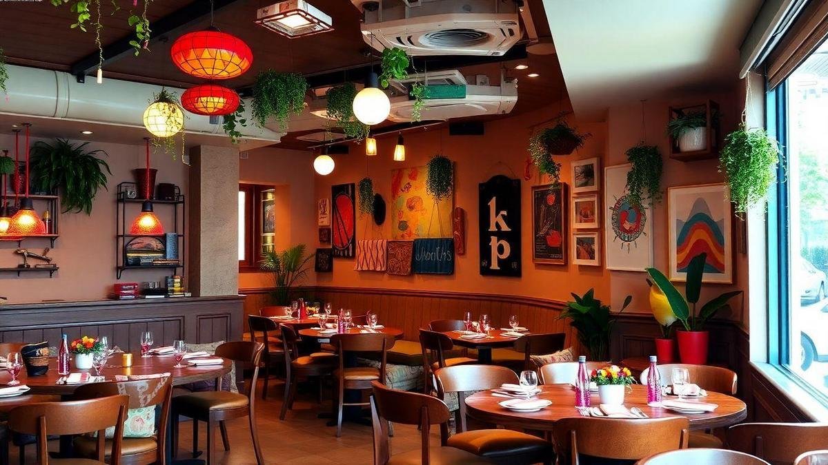 A Magia das Cores Para Restaurante Aconchegante