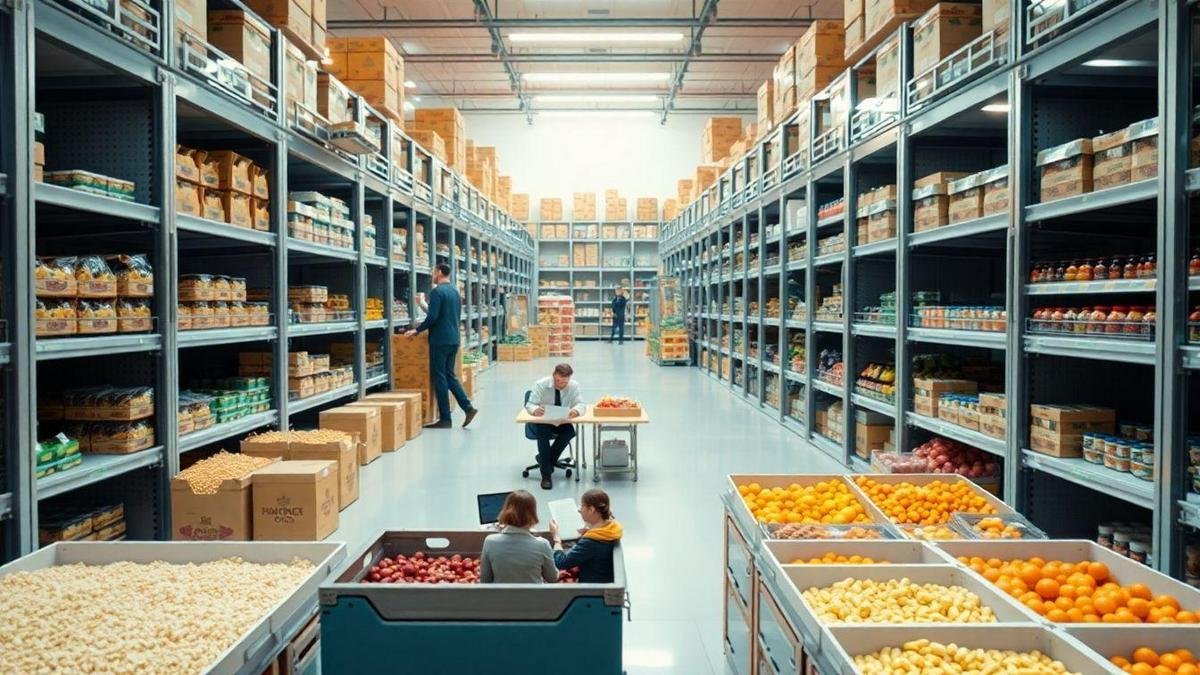 Distribuição de Alimentos: Eficiência e Confiabilidade