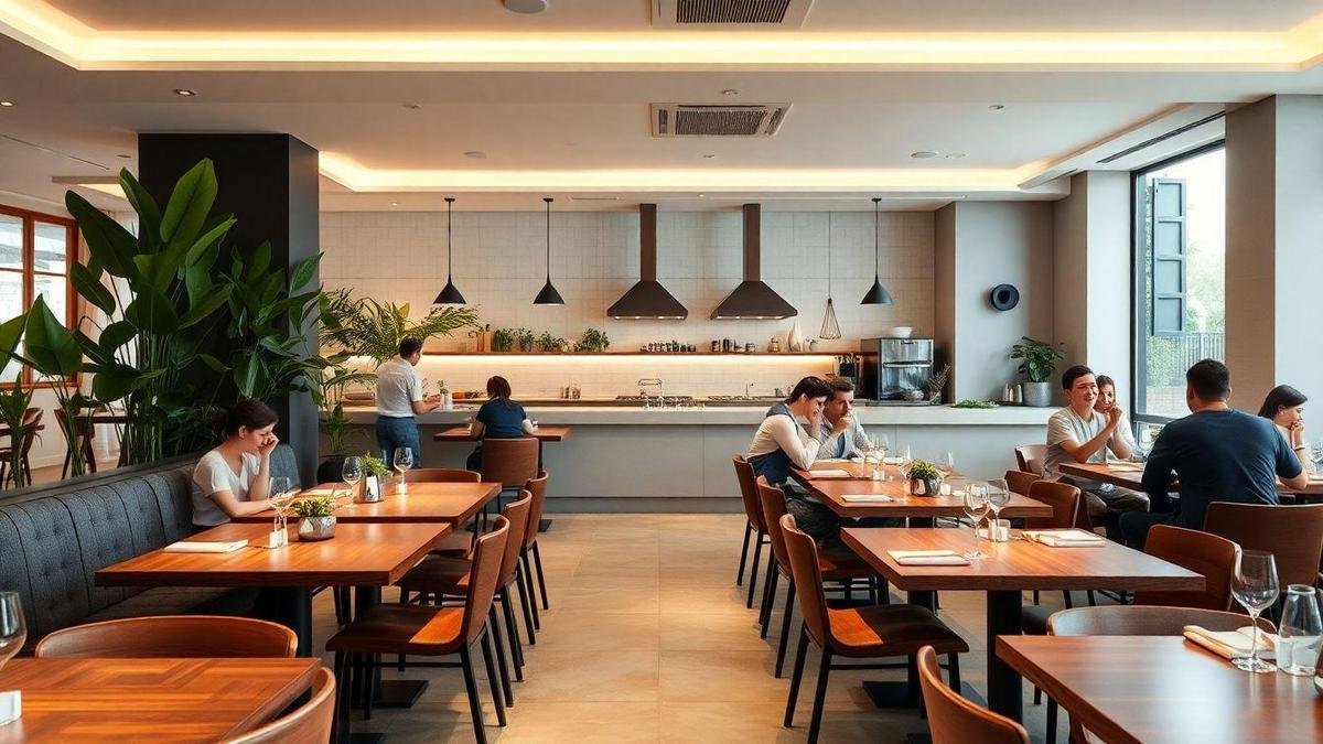 Eficiência em Design de Restaurantes Eficiência em Design de Restaurantes