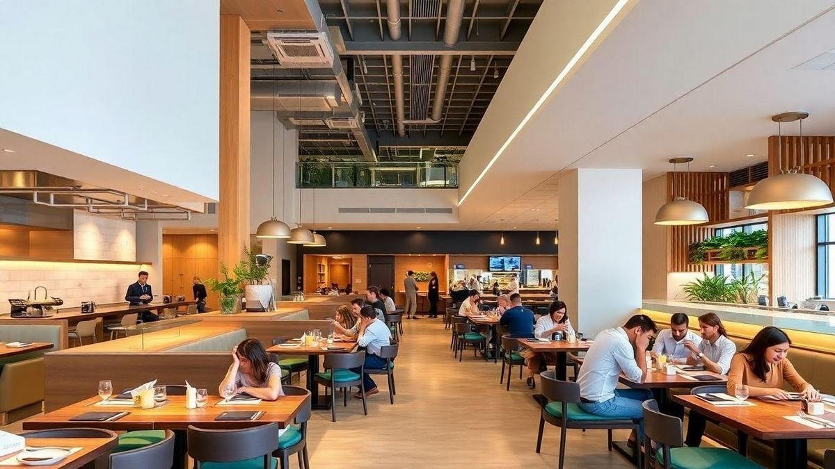 Espaços Funcionais e a Eficácia do Restaurante Moderno Espaços Funcionais e a Eficácia do Restaurante Moderno